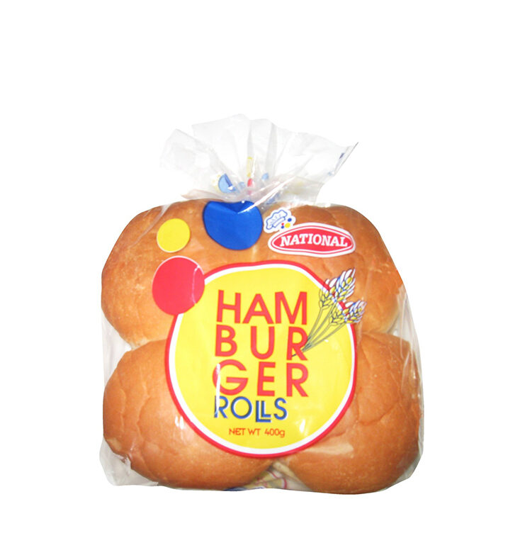 National Hamburger Rolls 8ct 400g