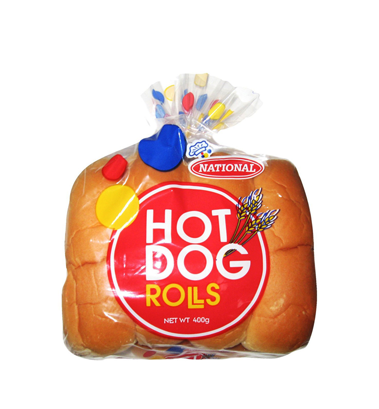 National Hot Dog Rolls 8ct 400g