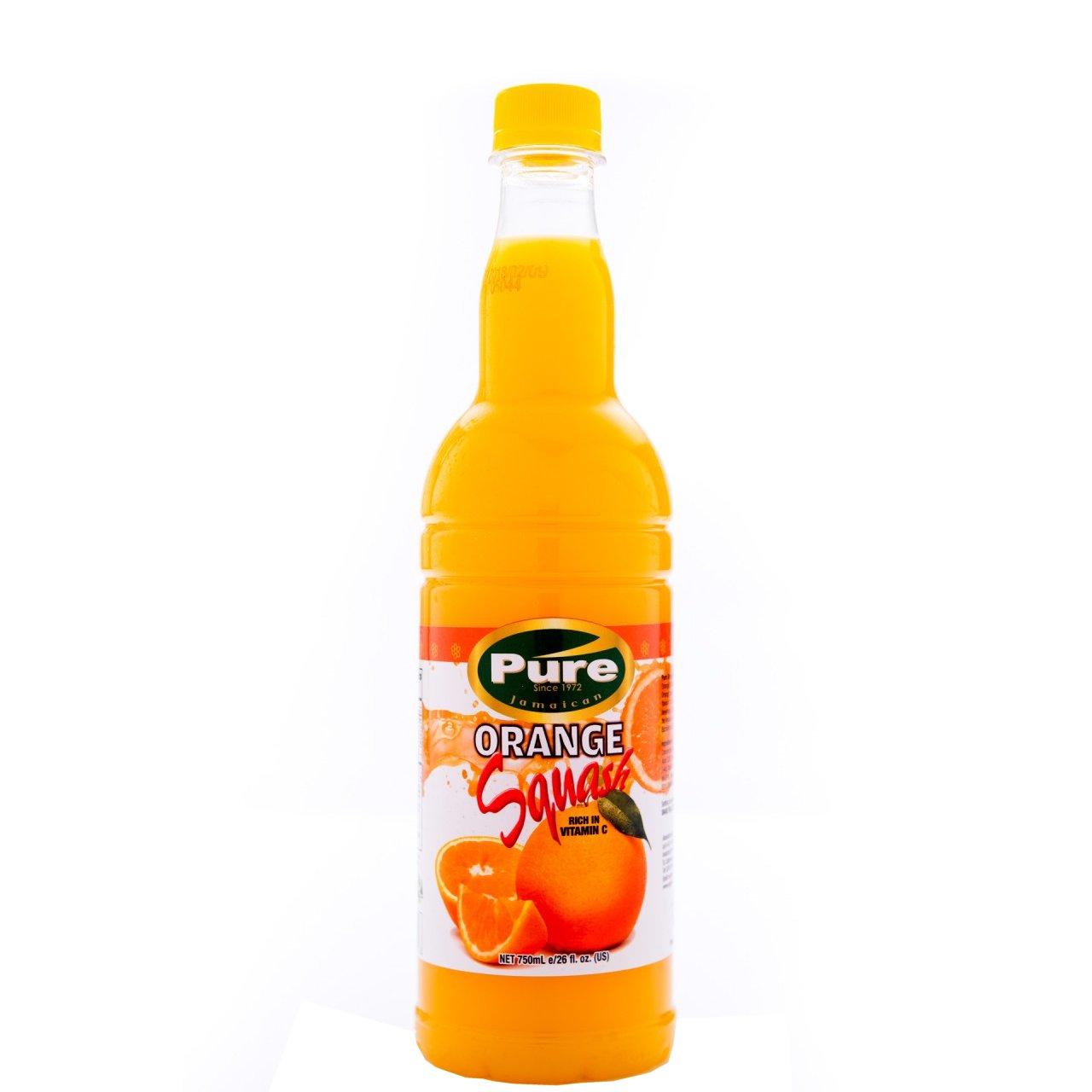 Pure Syrup Orange Squash 750ml