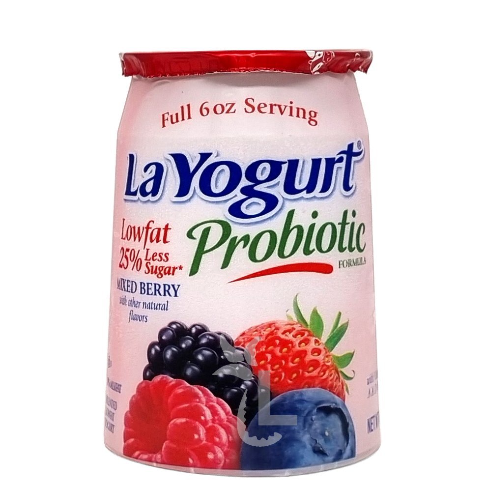 La Yogurt Low Fat Mixed Berry 6oz