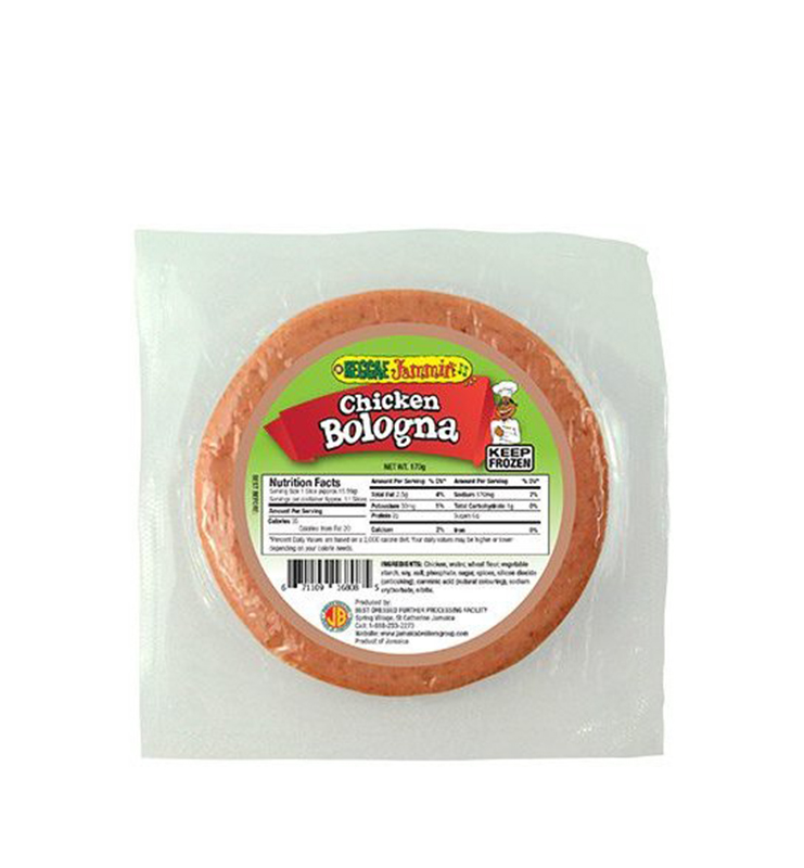 REGGAE JAMMIN CHICKEN BOLOGNA 170G