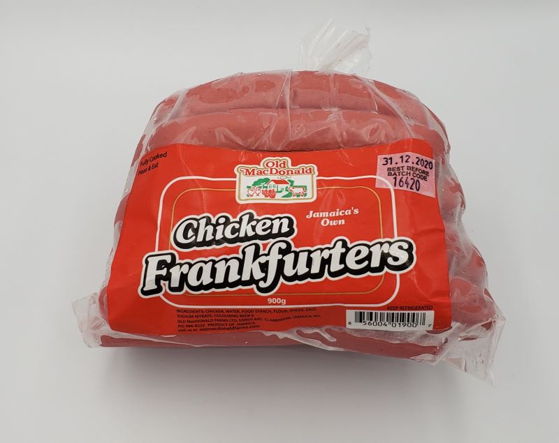 Old MacDonald Chicken Frankfurters 900g