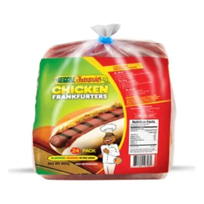 REGGAE JAMMIN CHICKEN FRANKFURTER 24pk