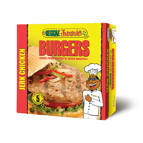 Reggae Jammin Jerk Chicken Burger 425g
