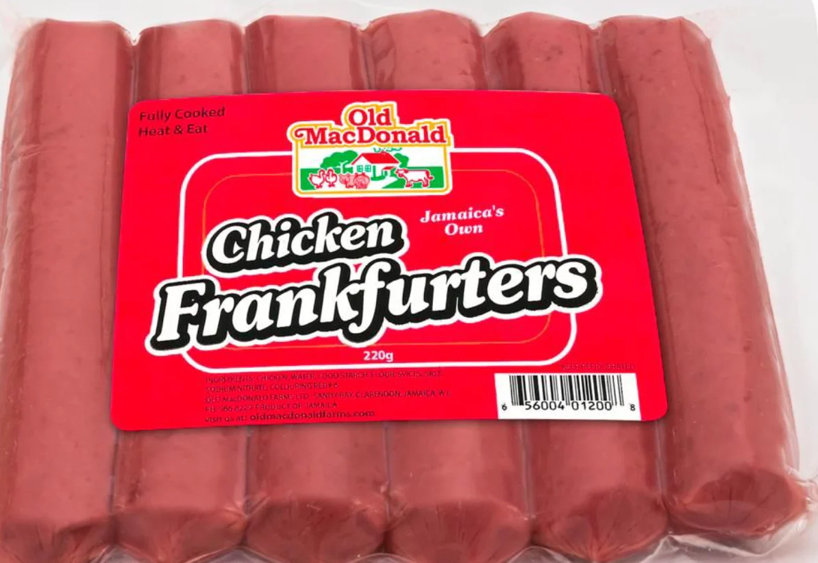 Old Mcdonald Chicken Franks 220g