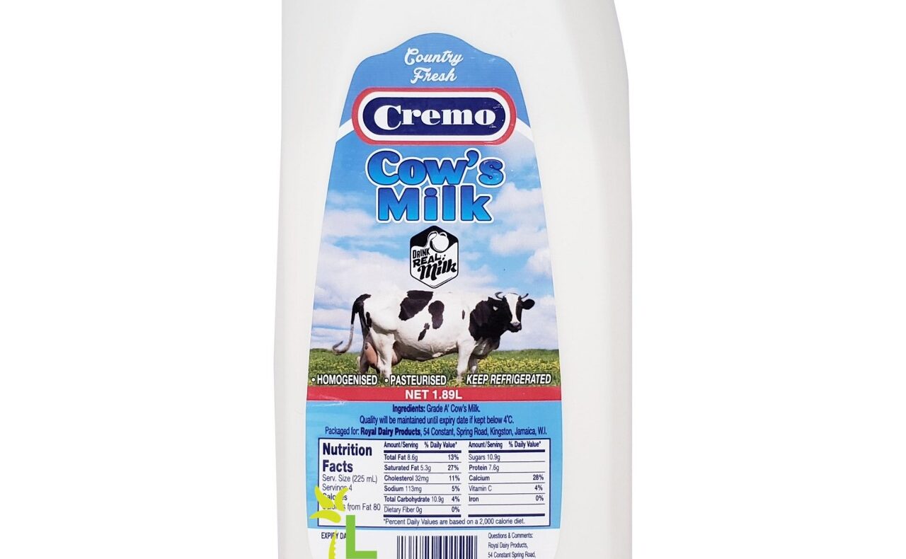 Cremo Cows Milk 1.89L