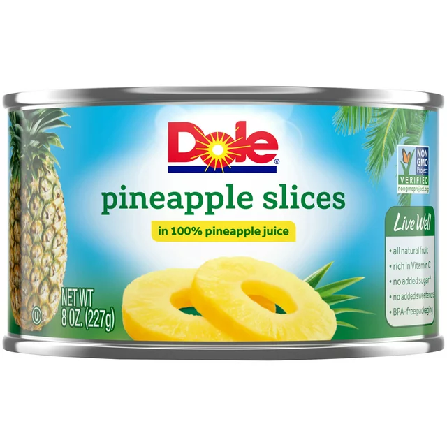Dole Canned Pineapple Slices 227g