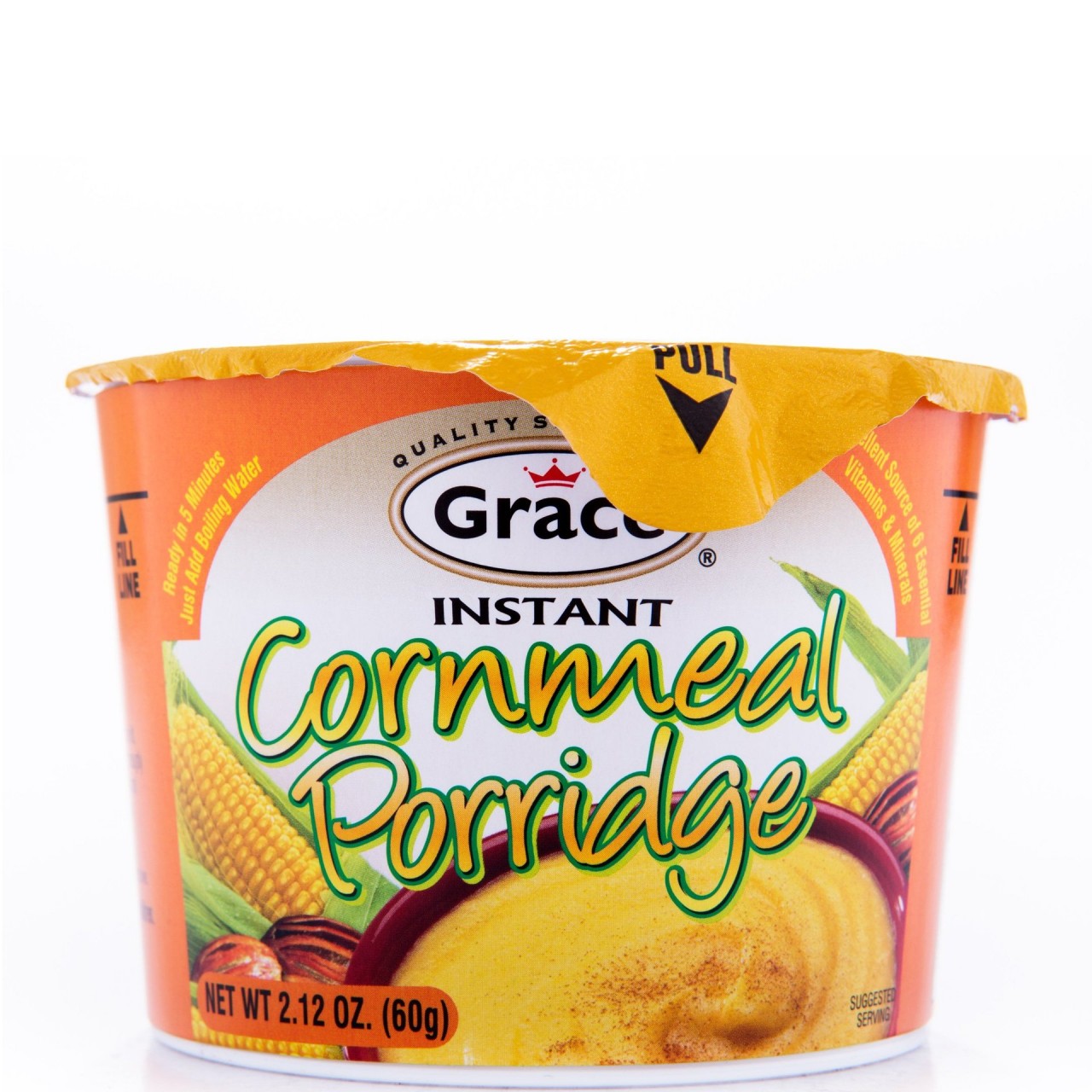 Grace Instant Cornmeal Porridge Cup 2.12oz