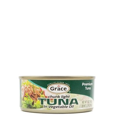 Grace Tuna Chunk Light Vegetable Oil 142g 5oz