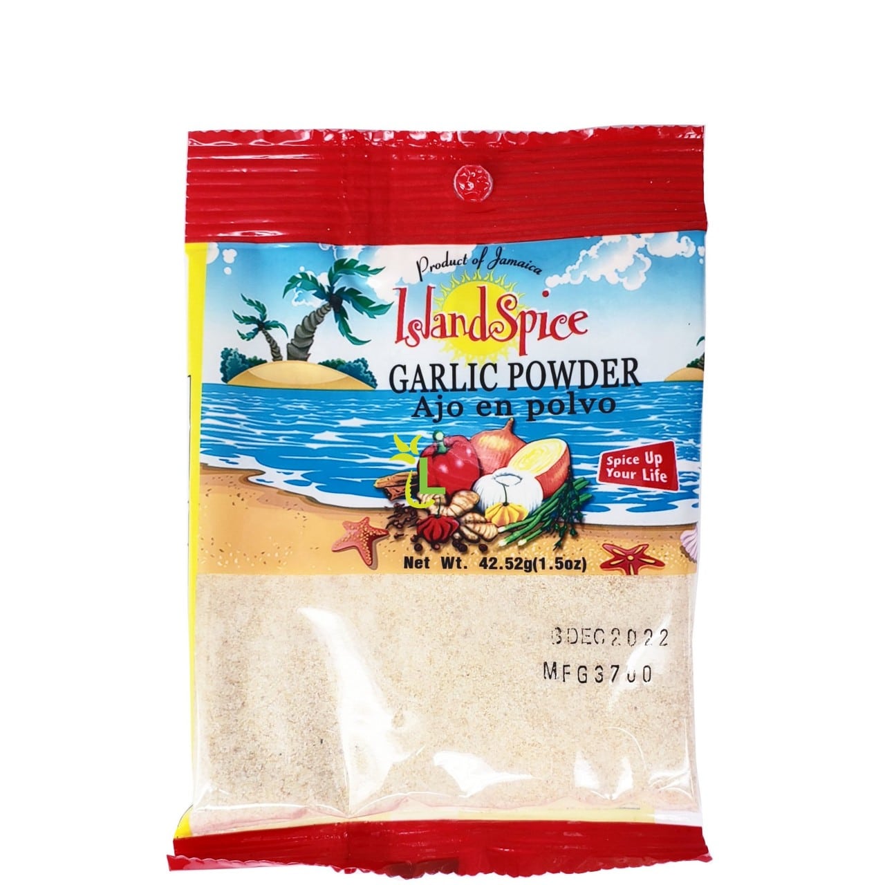 Island Spice Garlic Powder Sachet 1.5oz