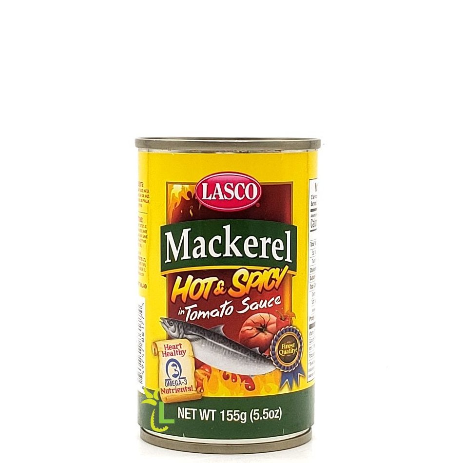 Lasco Mackerel Hot Spicy 155g 5.5oz