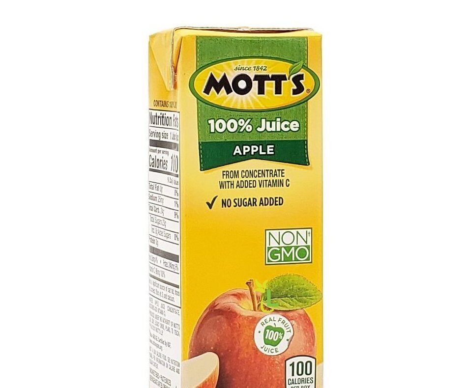 Motts 100% Apple Juice 200ml 6.75oz