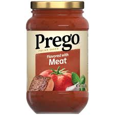 Prego Meat Spaghetti Sauce 14oz