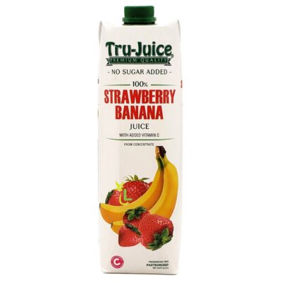 Tru Juice 100 Strawberry Banana 1L
